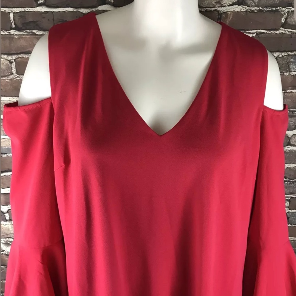 Lane Bryant Bell Sleeve Fit And Flare Dress - Picture 5 of 7